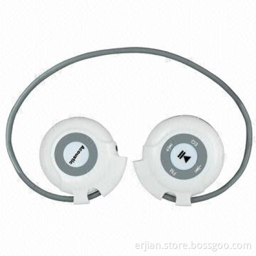 Good Sound Neckband Sports Wireless Headphone, Card Reader, Colorful MP3 Player & FM Radio Functions